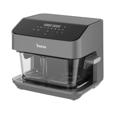 Tourua 8L Dual Zone Glass Air Fryer with WiFi Smart Control 8 Presets Removable Divider 2200W Digital Touch Air Fryer for Family Cooking