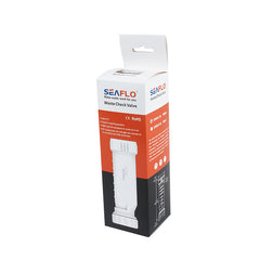 SEAFLO 2-Inch PVC Check Valve for RV Plumbing 鈥?Marine-Grade EPDM Seal Corrosion-Proof Design, Compact Vertical Drain