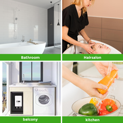 6500W Electric Instant Hot Water Heater System Under Sink Rapid Heating Mini Tankless Heater Electricity Saving 220V Over Heating Protection