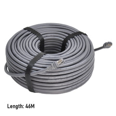 46M/150FT Replacement Gen 3 Cable 26AWG for Starlink Rectangular Satellite V3 Waterproof Weatherproof High Speed Supports Bandwidths up to 1200Mbps Gray