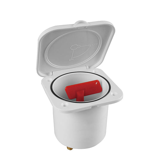 SEAFLO Mini Battery Isolator Interchangeable Labeling Battery Switch 275A Removable Key ABS Construction Versatile Connections
