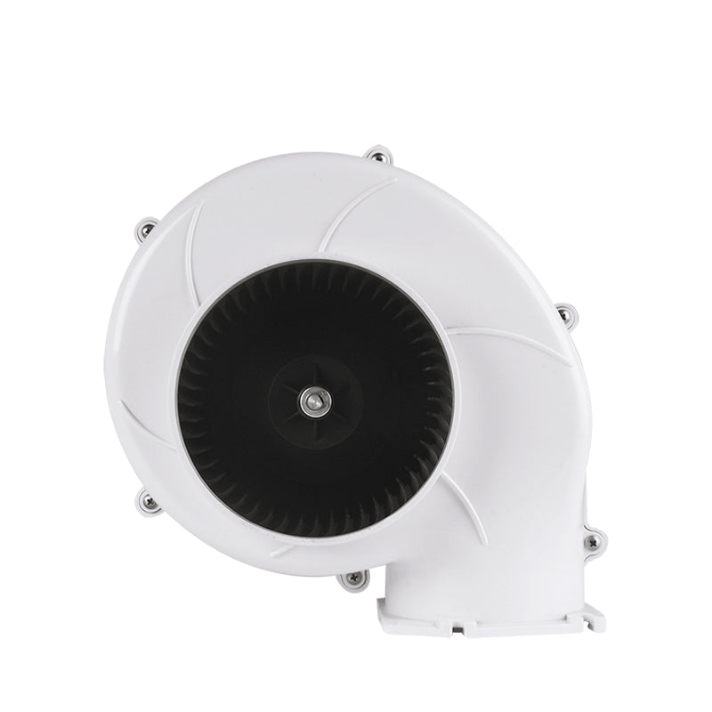 SEAFLO 4" Bilge Blower Fan 320 CFM 12V DC White Ventilation Boat Flange Mount