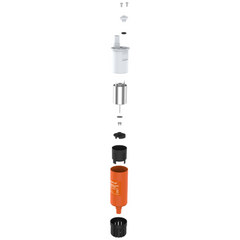 SEAFLO Submersible Inline Pump 6m Head SFSP1-G280-02B 12V 280GPH Transfer Pump Food Grade Fresh Water Seawater Diesel Pump Portable Marine RV Utility