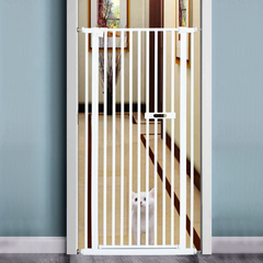 Alston Upgraded Extra Tall 150cm Baby Pet Security Gate Safety Gate Easy Fit Fence Adjustable Width 75-85cm Two Way Opening No Drill Needed Doorway Stairs Hallway