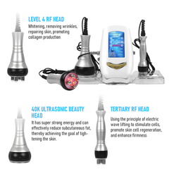 3-IN-1 40KHZ Ultrasonic Cavitation Machine RF Radio Frequency Fat Burner Beauty Device Body Massager Body Slimming Machine for Face