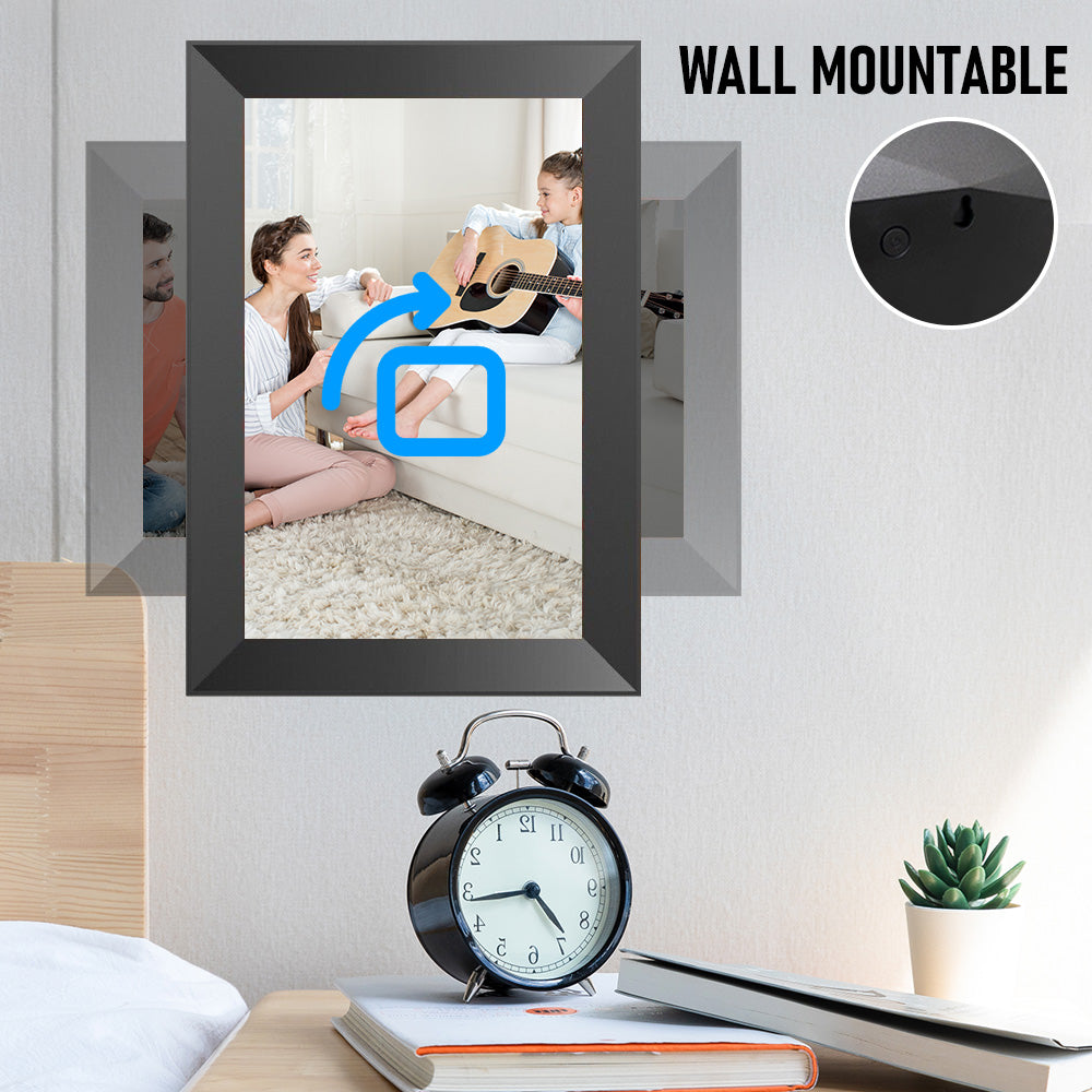 32GB Digital Picture Frame 10.1 Inch with 1280x800 Touch Screen Easy Setup Instantly Share Photos and Videos Unlimited Cloud Storage