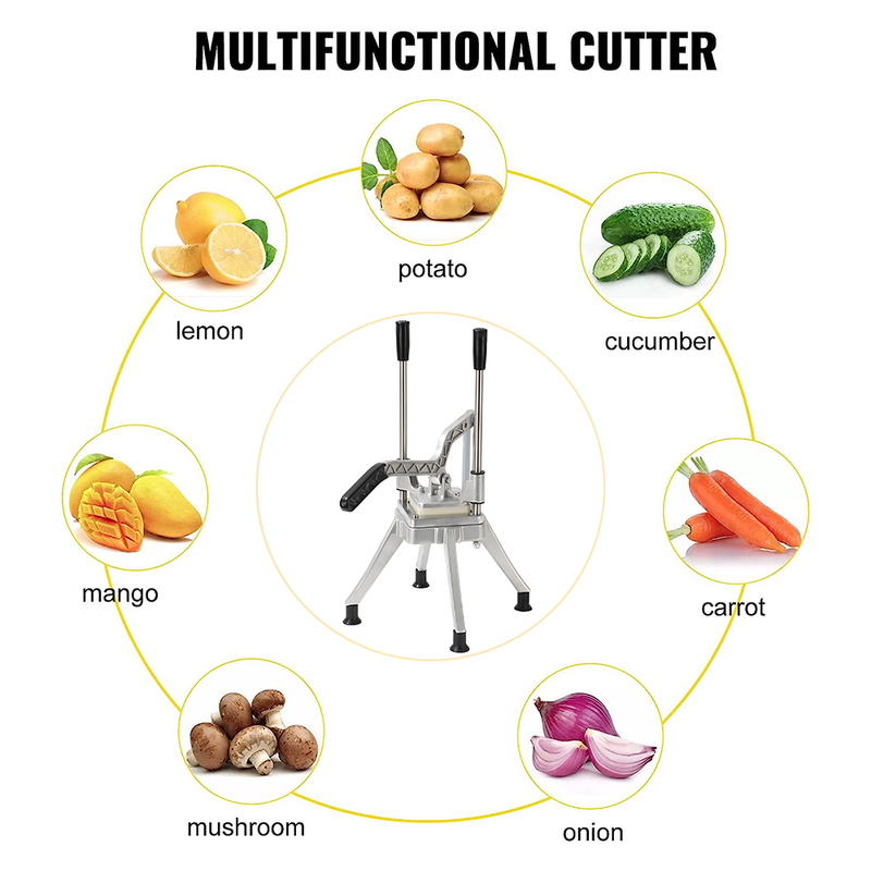 Multifunctional Electric Vegetable Cutter Kitchen Food Onion Chopper  Stainless Steel Commercial Automatic Vegetable Cutting Machine(9L)