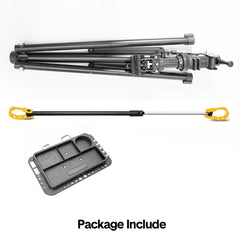 Bike Repair Rack 360 Rotating 40 to 63Inch Height Adjustable Home Bicycle Mechanic Stand Anti-Slip Foldable Maintenance Stand with Tool Tray Max Load 60lbs