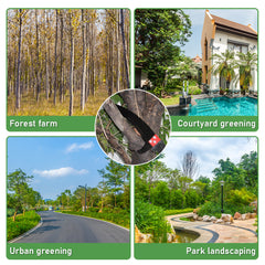 Alston 8M Extendable Manual Pole Pruner Tree Trimmer High Branch Saw Shearing Loppers Hand Portable With Storage Bag and 2 Saw Blades Portable Pruning Cutter