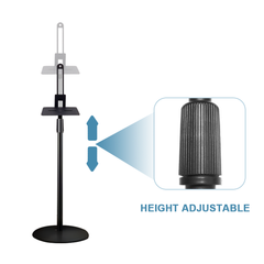 Alston Satellite Speaker Stand Height Adjustable 101-165cm Stand Bookshelf Speaker Stand Set of 2 Floor Stand Mount for Speaker Samsung Q990 Q930 9500s