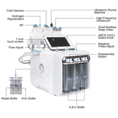 6 In 1 Hydro Dermabrasion Water Facial Skin Care Anti-Aging Skin Care Machine