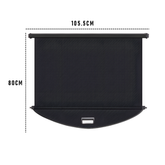 Tesla Model Y 2022-2023 Retractable Trunk Shelf Organizer Parcel Shelf Heavy-Duty Cargo Blinder Quick-Release Mechanism | Camping Urban Privacy Accessories