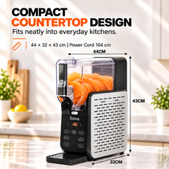 Tourua 2.8L Slushie Machine Frozen Drink Maker with 5 Preset Modes No Ice Needed Soft Ice Cream Milkshake Frappe Spiked Slushi Rinse Function 220W