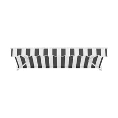 Instahut Retractable Folding Arm Awning Manual Sunshade 2.5Mx2M Grey White