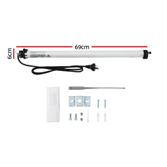 Instahut Pivot Arm Awning Motor Replacement Kit With Remote Control
