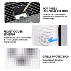 Air Purifier Pet Hair Collector for Large Room Pet Homes and Office with Smart Mode and Air Quality Display Includes 4-Layer Filters   Quiet Operation