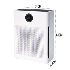 Air Purifier Pet Hair Collector for Large Room Pet Homes and Office with Smart Mode and Air Quality Display Includes 4-Layer Filters   Quiet Operation