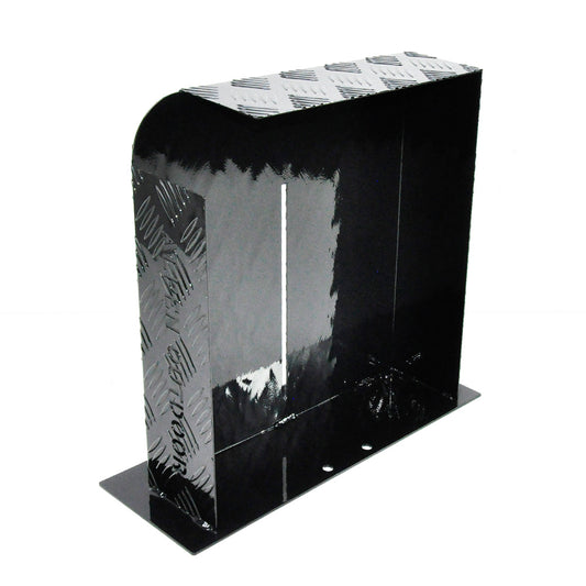 Alpen Outdoor Fuel Tank Cover Right Side Base Mount 2mm Thickness Aluminium Diesel Heater for 10L 15L Fuel Tank Black