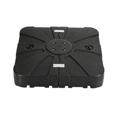 Instahut Outdoor Umbrella Base 2 Fillable 60kg Cantilever Umbrella Base with Wheels 84cm