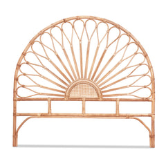 Artiss Bed Headboard Double Bedhead Rattan - MARI Pine