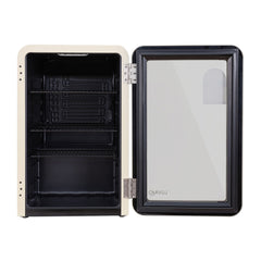 LUVIMO 70L Bar Fridge Mini Refrigerator Glass Door Aesthetics Cooler