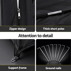 Giantz Bike Storage Tent Waterproof Outdoor UV Protection Shelter w/ Large Space