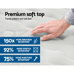 Bestway Air Mattress Queen Inflatable Bed 46cm Airbed Grey