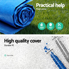Bestway Pool Cover 58106 Fits 3x2.01m Above Ground Swimming Pool PE Blanket
