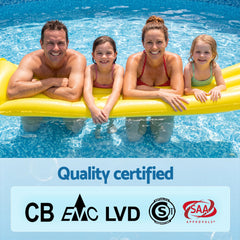 Bestway 427CM Swimming Pools Steel Above Ground Round Backyard Pool Set White