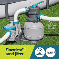 Bestway Pool Pump Sand Filter 1500GPH 5678L/H Pools Flowclear™ Filters