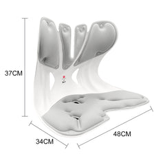 BKT Cushion Portable Ergonomic Lower Back Seat Lumbar Support Chair Posture Corrector Extra Large Fit 75-150kg Users for Home Office Chair and Floor Seat