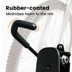 4 Sets Bike Wall Mounts Adjustable Swivel Bicycle Storage Rack Space Saving Rotating Bicycle Wall Brackets Fit for Various Wheel Sizes for Garage