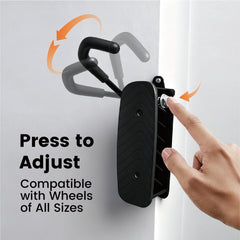 4 Sets Bike Wall Mounts Adjustable Swivel Bicycle Storage Rack Space Saving Rotating Bicycle Wall Brackets Fit for Various Wheel Sizes for Garage