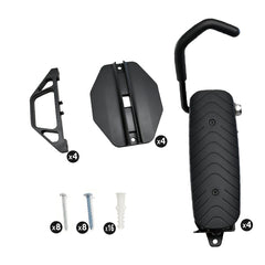 4 Sets Bike Wall Mounts Adjustable Swivel Bicycle Storage Rack Space Saving Rotating Bicycle Wall Brackets Fit for Various Wheel Sizes for Garage