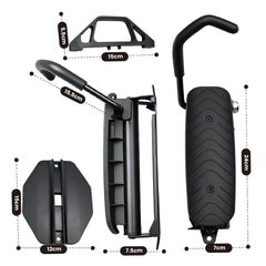 4 Sets Bike Wall Mounts Adjustable Swivel Bicycle Storage Rack Space Saving Rotating Bicycle Wall Brackets Fit for Various Wheel Sizes for Garage