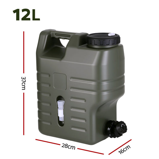 Weisshorn12L Water Container Jerry Can Bucket Camping Outdoor Storage Tank