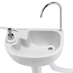 Weisshorn Camping Basin Portable Hand Wash Sink Stand 19L Capacity