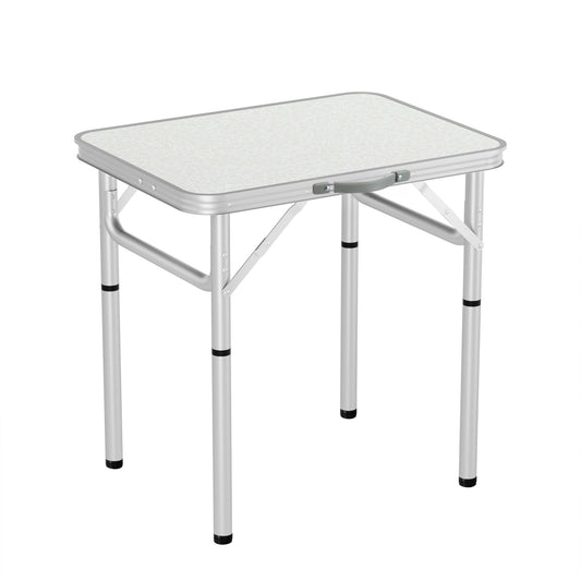 Weisshorn Folding Camping Table 60CM Adjustable Portable Outdoor Picnic Desk