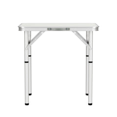Weisshorn Folding Camping Table 60CM Adjustable Portable Outdoor Picnic Desk