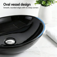 Cefito Bathroom Basin Ceramic Vanity Sink Hand Wash Bowl 41x34cm