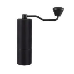 Devanti Manual Coffee Grinder with 24 Adjustable Settings | Hand Coffee Bean Burr Mill for Espresso French Press | Portable Stainless Steel Quiet Grinder with Storage Bag for Travel Camping, Black