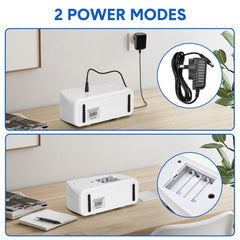 Portable Money Counter Handy Cash Bill Counting Machine 600 Bills Per Min for Multi-Currency with Storage Bag Dual Power Corded or AA Battery(Not Included)