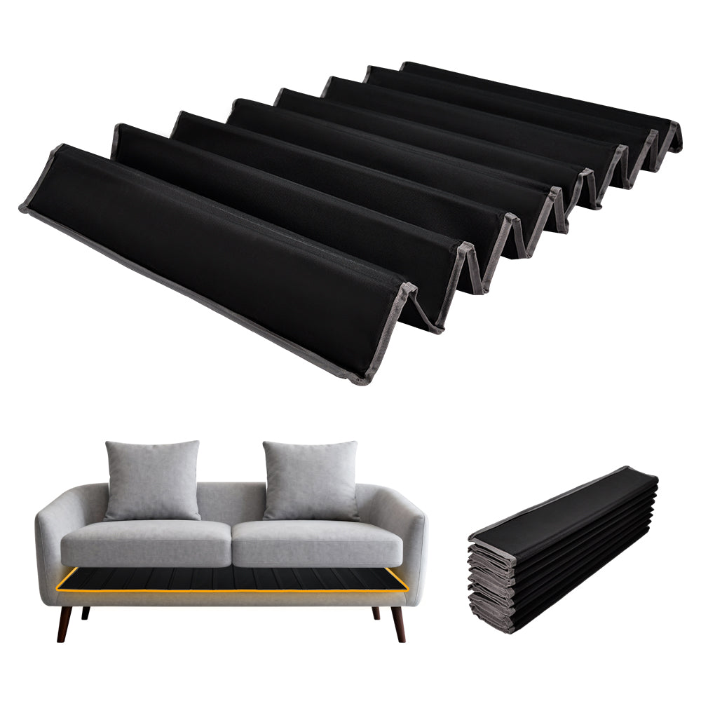 Wooden Couch Support Board For Sagging Cushions with Non-Slip Oxford Surface Seat Saver Sofa Rejuvenator Foldable Boards Fit Most 3 Seater Couch 60x182cm
