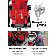 Giantz Post Hole Digger 200mm Petrol Drill Extension Bits Auger