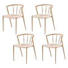 Artiss Dining Chairs Set of 4, Leisure Accent Chair for Living Room & Balcony Spindle Back