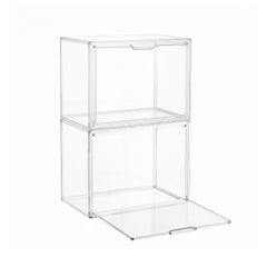 Artiss Clear Acrylic Display Case Box 2 Pack For Toys 54cm
