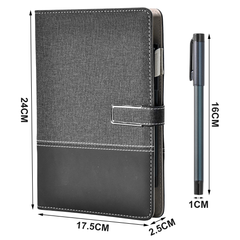 Smart Digital Notebook AI Powered Digital Sketchbook Set with Sync Pen and A5 Erasable Paper Refill for Drawing Writing Notetaking Bluetooth Real Time Sync