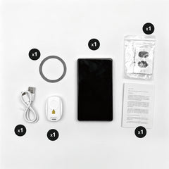 5 Inch Magnetic Selfie Monitor for iPhone Touch Screen Rear Camera Viewfinder Wireless Screen Mirroring Vlogging Live Streaming Remote Control