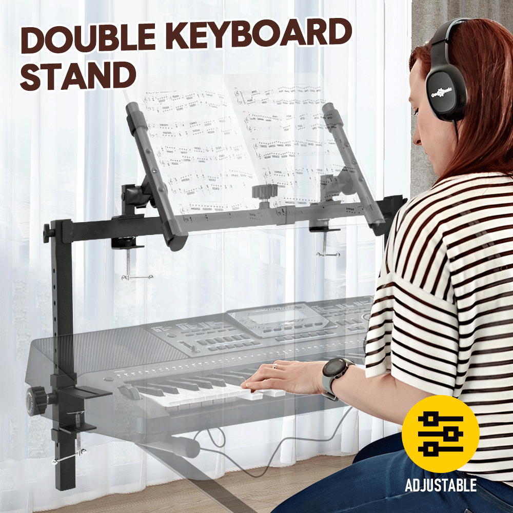 Keyboard Stand Portable Heavy Duty Liquid Stands Height and Width Adjustable For Electric Digital Piano and Synths Fits Z Style Stand