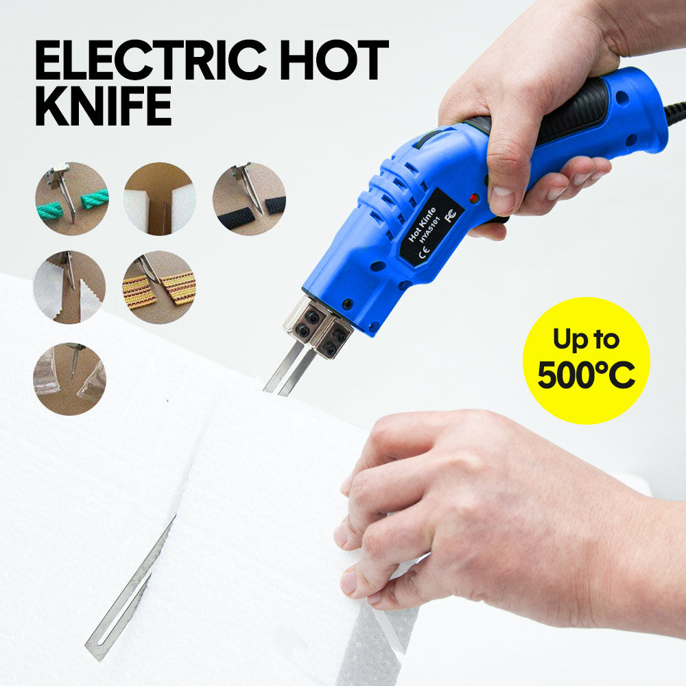 150W Electric Foam Hot Knife Foam Board Cutter Tool Kit Styrofoam Foam Cutting Machine for Foam Board Insulation with Blade Brush and Storage Case AU Plug